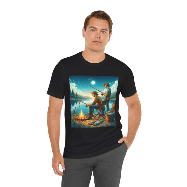 Fishing Adventures Unisex Jersey Tee - Outdoor Life Inspired Design
